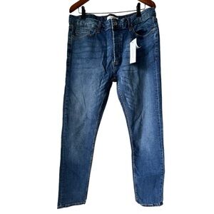 NWT Blue Denim classic Jeans top man W36 x L32